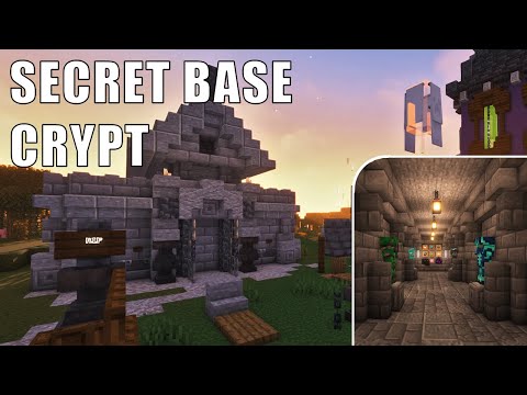 Sneaky Hidden Base Build in Minecraft Gothic Crypt