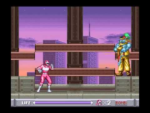 SNES Longplay [274] Mighty Morphin Power Rangers