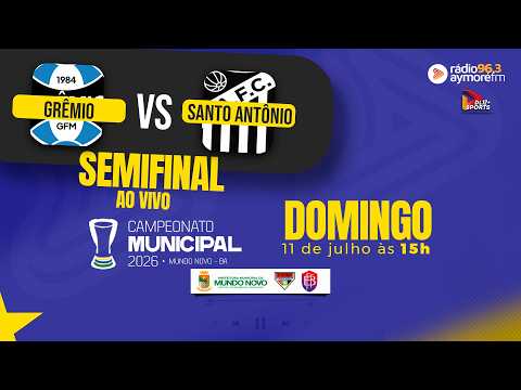 AGORA É DECISÃO! Semifinal do Campeonato Municipal Mundo-novense 2026!