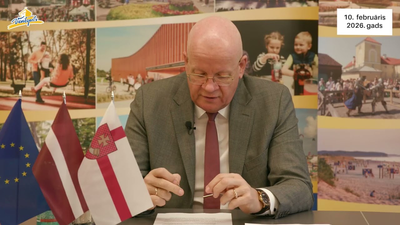 VIDEO: G.Blumbergs par Ventspils pilsētas aktualitātēm – 10.02.2026.