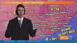 Friday AM Update: Biggest snowstorm since