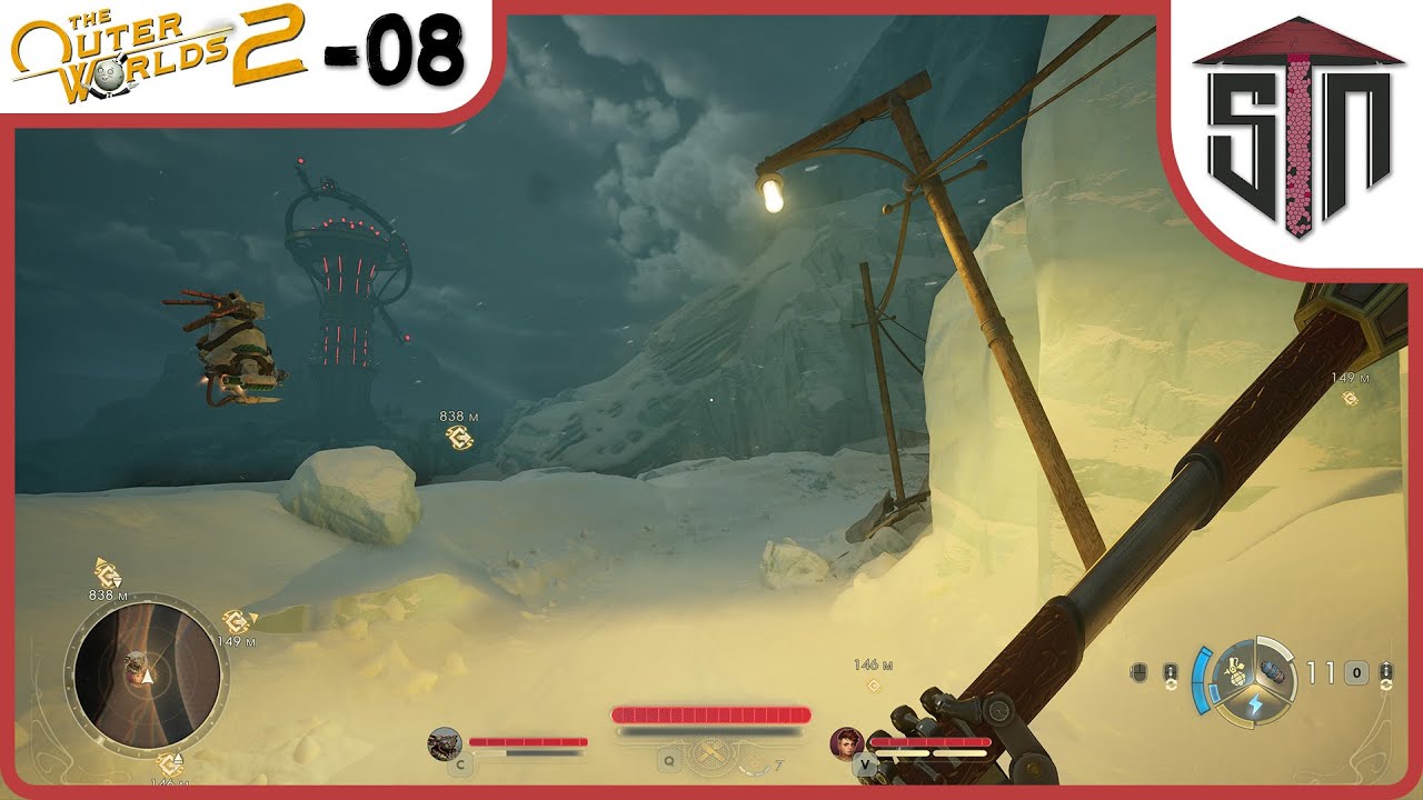 The Outer Worlds 2 [08] - Бороздим холодные снега в поисках обнимашек :)