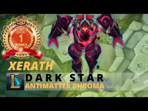 Dark Star Xerath Antimatter Chroma - League Of Legends