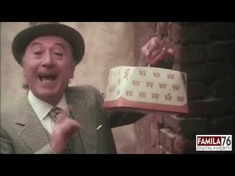 Erminio Macario, spot panettone "Galup" (2.versione) anno 1977, Pinerolo