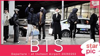 Download lagu BTS '3년 반만에 완전체 등장!' [STARPIC] BTS Departure - at Incheon Airport 20260202 mp3