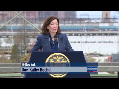 New York Governor Kathy Hochul At Pier 57