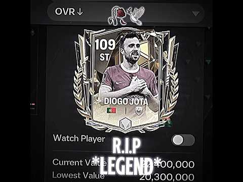 RIP Diogo Jota. 🥀🕊️#eafc24 #shorts #eafifa#fifamobile#fifa23#fcmobile24#fifa22#fifa21#easports