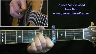 Joan Baez Sweet Sir Galahad Intro Guitar Lesson