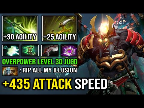 SPEED IS KING +435 Attack Speed LEVEL 30 Juggernaut Brutal 124k DMG Deleted PL illusion Dota 2