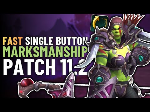 Quick One Button Marksmanship Hunter Guide | Single-Button DPS Build WoW Patch 11.2.5
