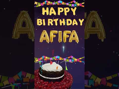 Happy birthday Afifa! #foilballoons #freehappywishes #golden