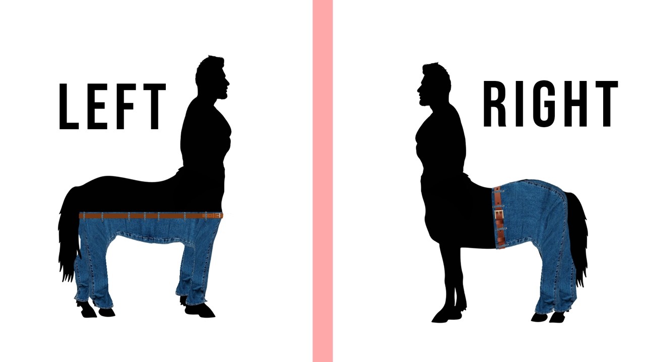 How does a centaur wear pants?