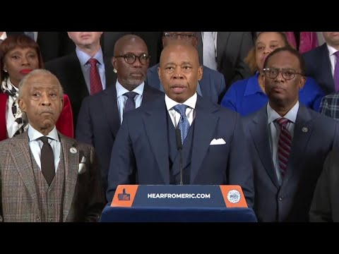 NYC Mayor Eric Adams Rallying Against the Flow Of Guns Into Haiti
