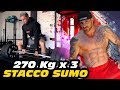 TUTTI FENOMENI QUI ▪ 270 KG x 3 (forse 4) STACCO SUMO