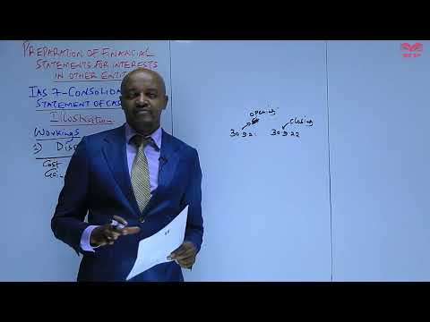 Consolidated Statements of Cashflow Lesson