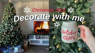 Christmas decorate with me on a budget: Cozy Christmas Apartment Makeover 2021