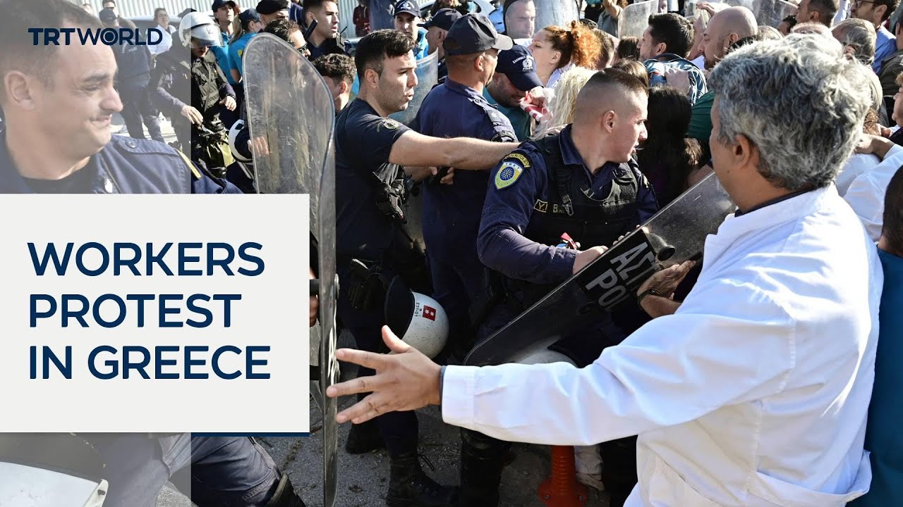 Greek workers protest over 13-hour workday law