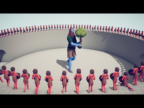 100x STONE THROWERS vs EVERY UNIT - Totally Accurate Battle Simulator TABS
