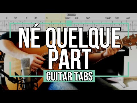 Né quelque part - Maxime Le Forestier [ Guitare Tabs ]