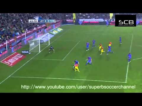 [HD] Inesta@ Barcelona vs Levante 4:0 (2012/11/25)