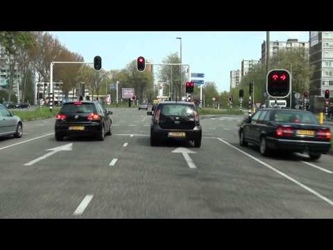 Cab ride bus; Veolia lijn 37: Den Haag-Delfgauw (20150502)