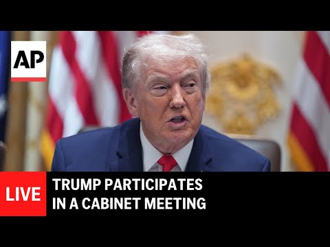 LIVE: Trump participates in a Cabinet meeting