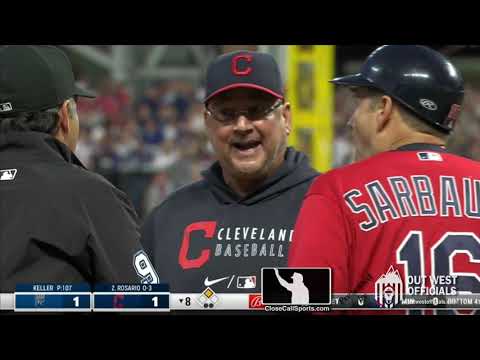 Ejection 091 - James Hoye Ejects Terry Francona After Invoking Two-Runners, One-Base Rule at Third
