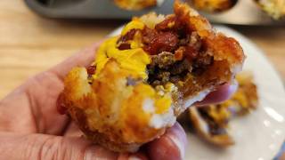 Tater Tot Cups - Tasty Little Bites with Endless Possibilities - The Hillbilly Kitchen