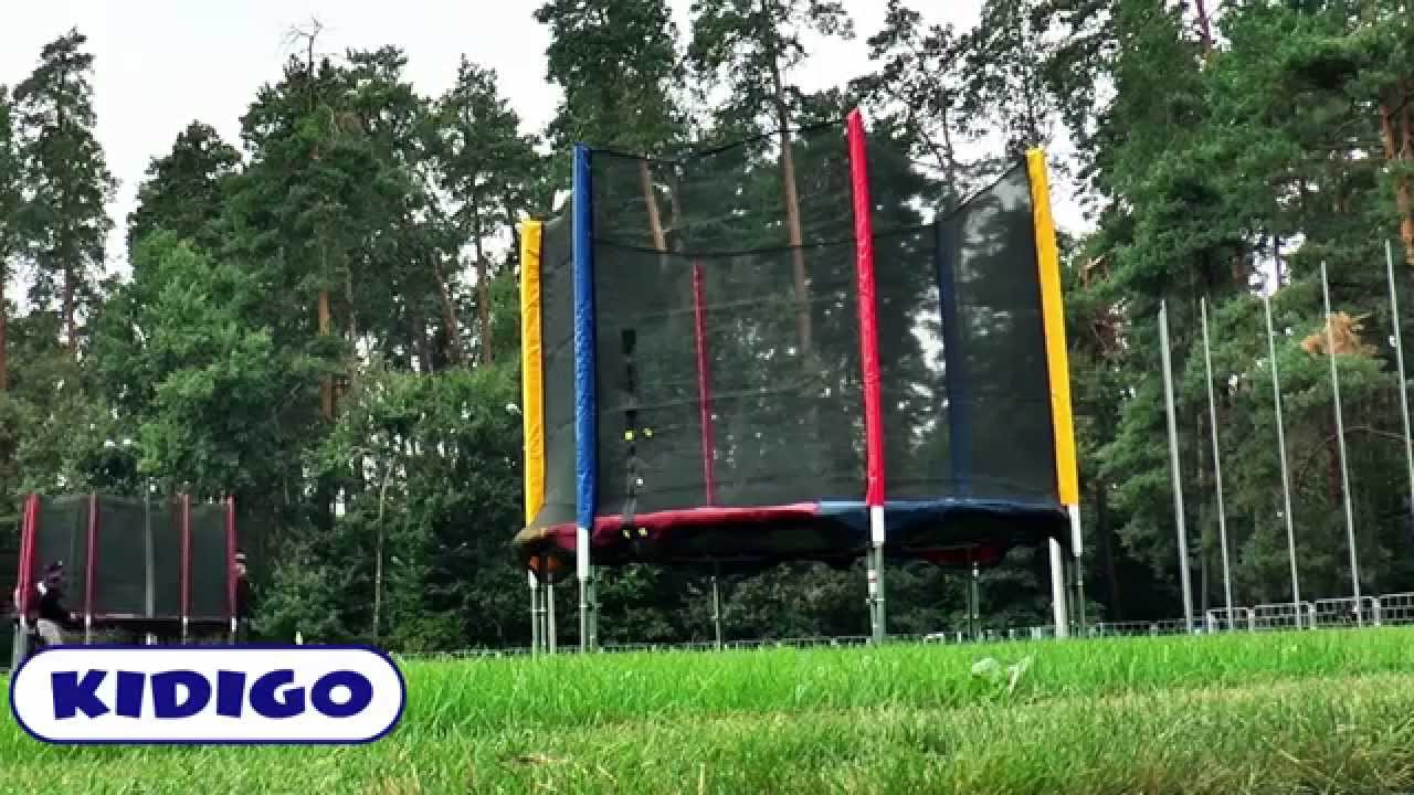 Батут с сеткой Kidigo 244 см