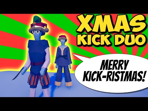 🎅Christmas Kick Duo! Taekwondo and Jester vs Every Faction - Totally Accurate Battle Simulator TABS