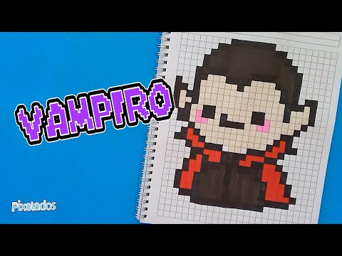 HOW TO DRAW A VAMPIRE STEP BY STEP - PIXELATED