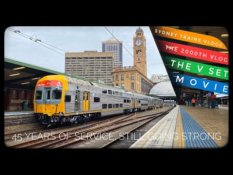 Sydney Trains Vlog 2000: The V Set Movie