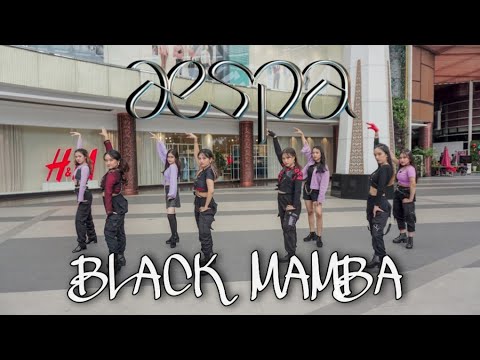 [KPOP IN PUBLIC] aespa 에스파 'Black Mamba' OT 8 COVER DANCE by FOXYOLET