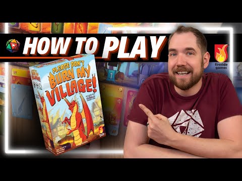 How to Play PLEASE DON'T BURN MY VILLAGE | Board Game Tutorial