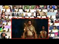 Bahubali 2 Prabhas Mass Intro Scenes Mix Reaction #bahubali2 #movie #rajamoli#reaction #mixreaction