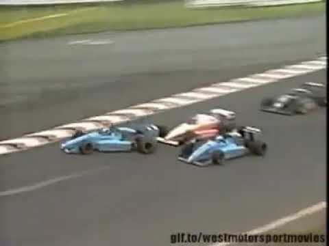 1989 F3000 @ Fuji - Start Crash