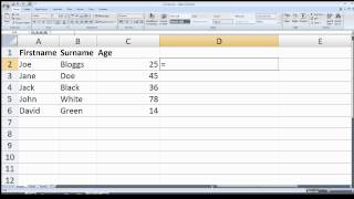 How to merge multiple columns into a single column using Microsoft Excel
