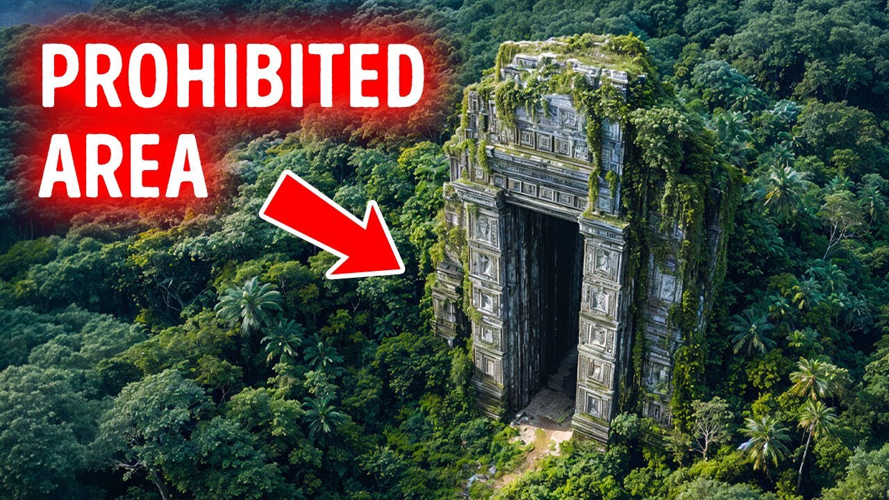 Ancient Door Found in the Jungle - No One Dares to Enter