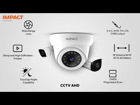 Impact by honeywell 4mp ip camera with built-in mic i-hie4pi...