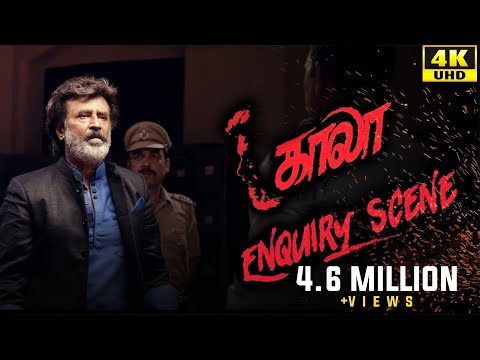 Kaala (Tamil) - Enquiry Scene | Rajinikanth | Nana Patekar | Huma Qureshi | 4K [with Subs]