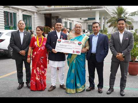 रसुवा बाडीपीडितका लागी पानस हेल्पिङ ह्याण्स युकेद्वारा १ करोड ५ लाख ८६ हजार ४ सय ११ रुपैयाँ सहयोग  ।