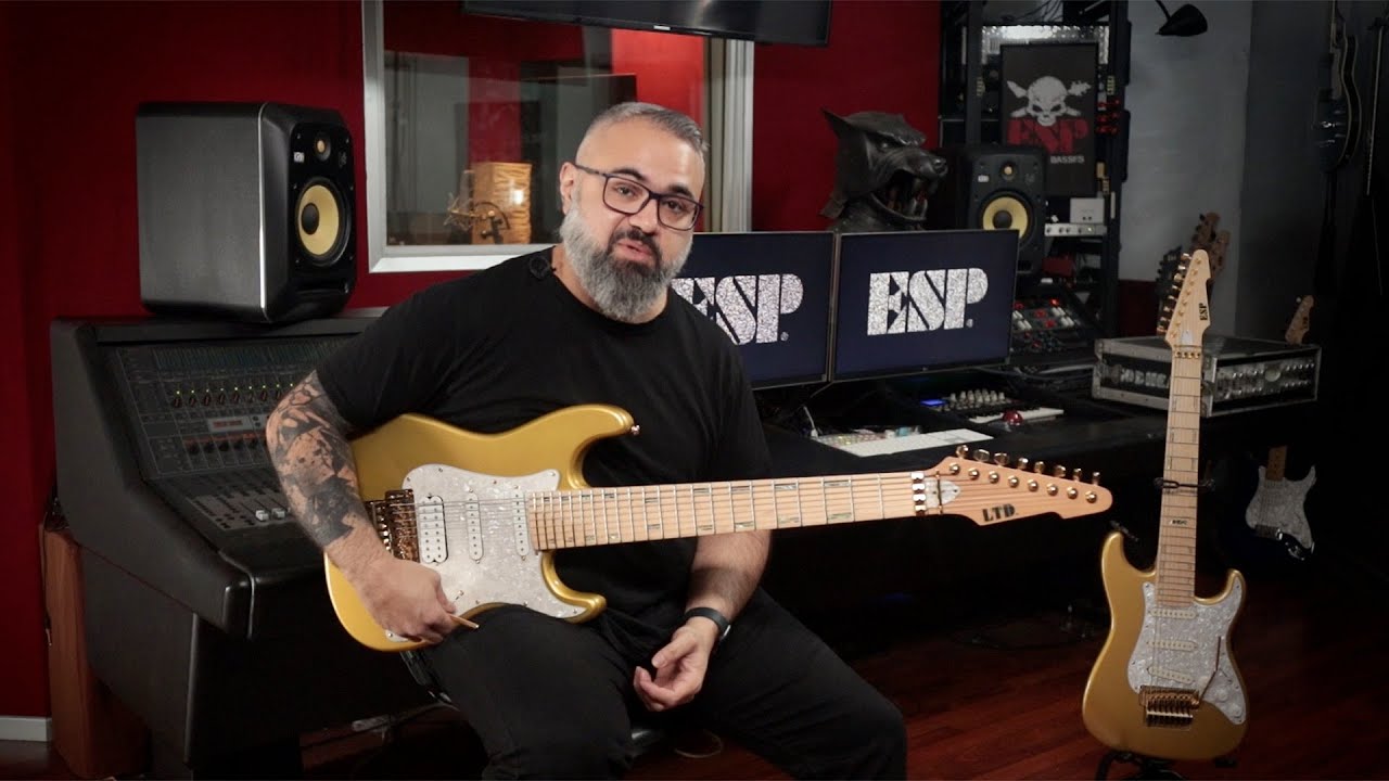 ESP Guitars: Introducing the LTD Javier Reyes Signature Series JRV-8 - YouTube