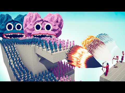100x POPPY PLAYTIME + GIANTS vs 3x EVERY GOD - TABS | Totally Accurate Battle Simulator 2022