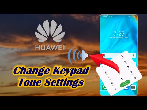 Adjust Keypad Tone Settings in Huawei