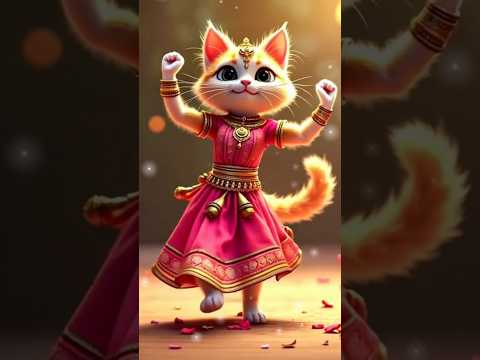 Dhinka Chika Dhinka Chika | Cute Cat Dance 😻 #shortsfeed #shortvideo #dhinkachika #catdance #cutecat