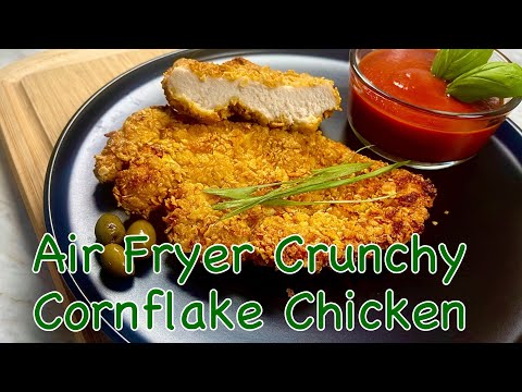 Crispy Cornflake Chicken Cutlets in the Air Fryer | Flavor-Packed & Crunchy!