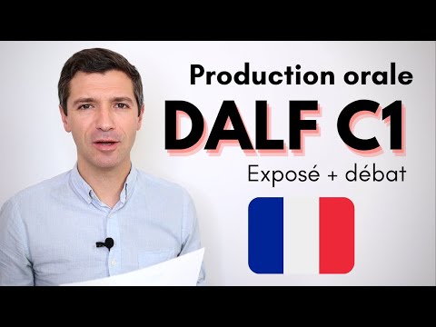 DALF C1 | Production orale | Simulation exposé + débat (Sous-titres)