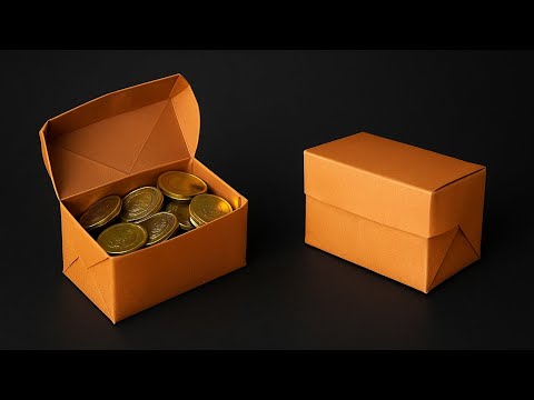 Origami Chest – How to Make a Paper Treasure Box