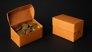 Origami Chest - How to Make a Paper Treasure Box