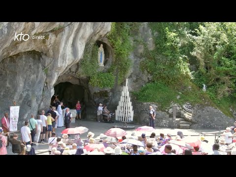 Chapelet du 12 juin 2025 à Lourdes